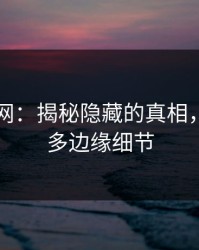 51爆料网：揭秘隐藏的真相，揭开更多边缘细节