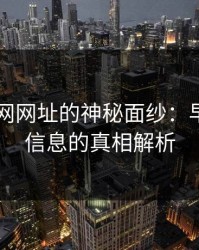 揭开51网网址的神秘面纱：早期流出信息的真相解析